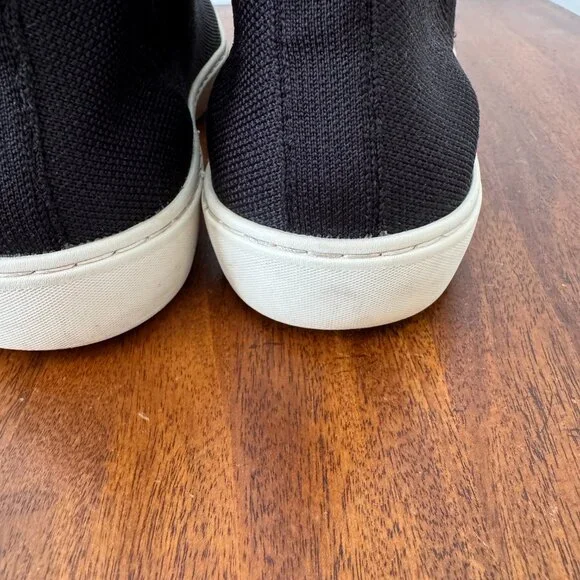 Rothy's The Chelsea Sneaker Boot Black Knit High Ankle - Picture 10 of 14